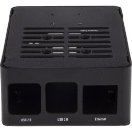 1 pcs - Okdo Steel Case for use with Raspberry Pi 4 in Black