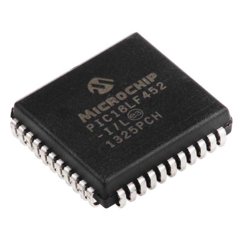1 pcs - Microchip PIC18LF452-I/L, 8bit PIC Microcontroller, PIC18F, 40MHz, 32 kB Flash, 44-Pin PLCC