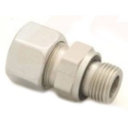 1 pcs - Parker Hydraulic Straight Threaded Adaptor to M16 x 1.5 Male, GE12LMEDCF