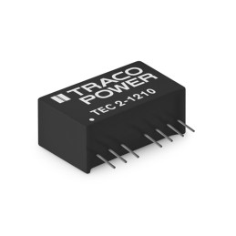 1 pcs - TRACOPOWER TEC 2 DC-DC Converter, 15V dc/ 134mA Output, 18 - 36 V dc Input, 2W, Through Hole, +95°C Max Temp