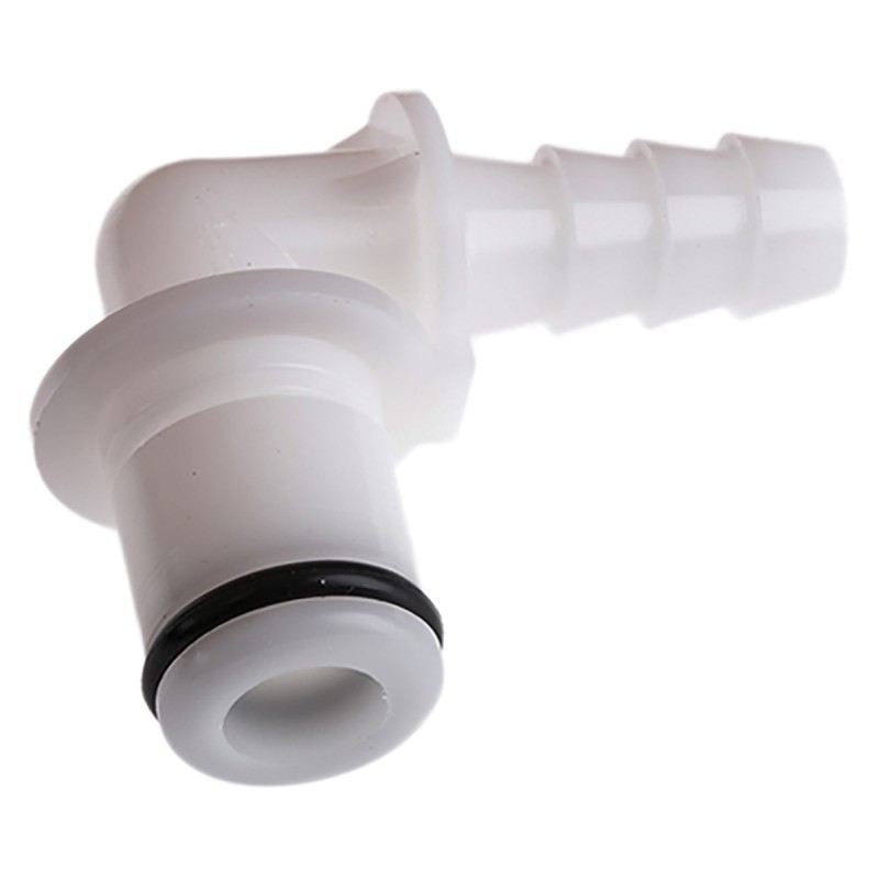 1 pcs - Colder Products Hose Connector, Elbow Hose Tail Coupling 1/4in ID, 8.3 bar