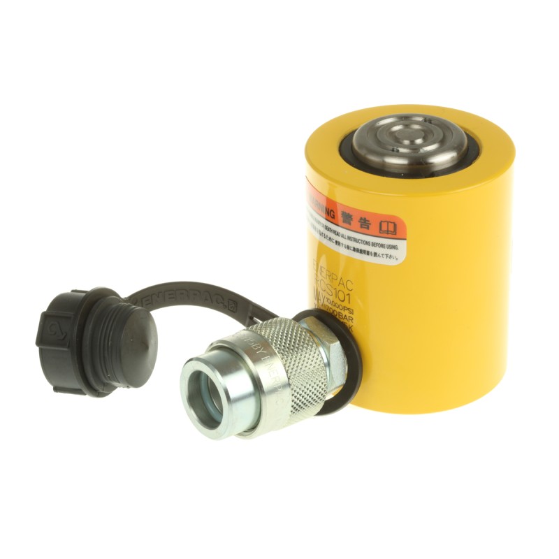 1 pcs - Enerpac Single, Portable Low Height Hydraulic Cylinder, RCS101, 10t, 38mm stroke