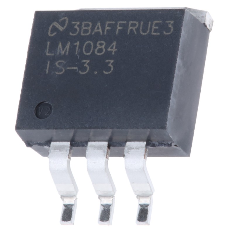 1 pcs - Texas Instruments LM1084IS-3.3/NOPB, 1 Low Dropout Voltage, Voltage Regulator 5A, 3.3 V 3-Pin, D2PAK (TO-263)