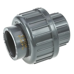 1 pcs - Georg Fischer Straight Union PVC Pipe Fitting, 1/2in