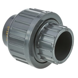 1 pcs - Georg Fischer Straight Union PVC Pipe Fitting, 1/2in