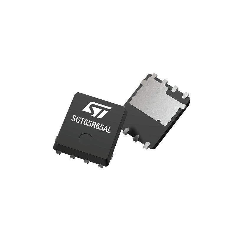 1 pcs - GaN N-Channel MOSFET Transistor, 25 A, 750 V, 4-Pin PowerFLAT 5x6 HV STMicroelectronics SGT65R65AL