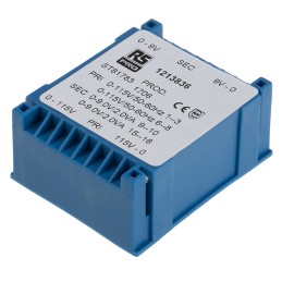 1 pcs - RS PRO 2 x 9V ac 2 Output PCB Mount PCB Transformer, 4VA