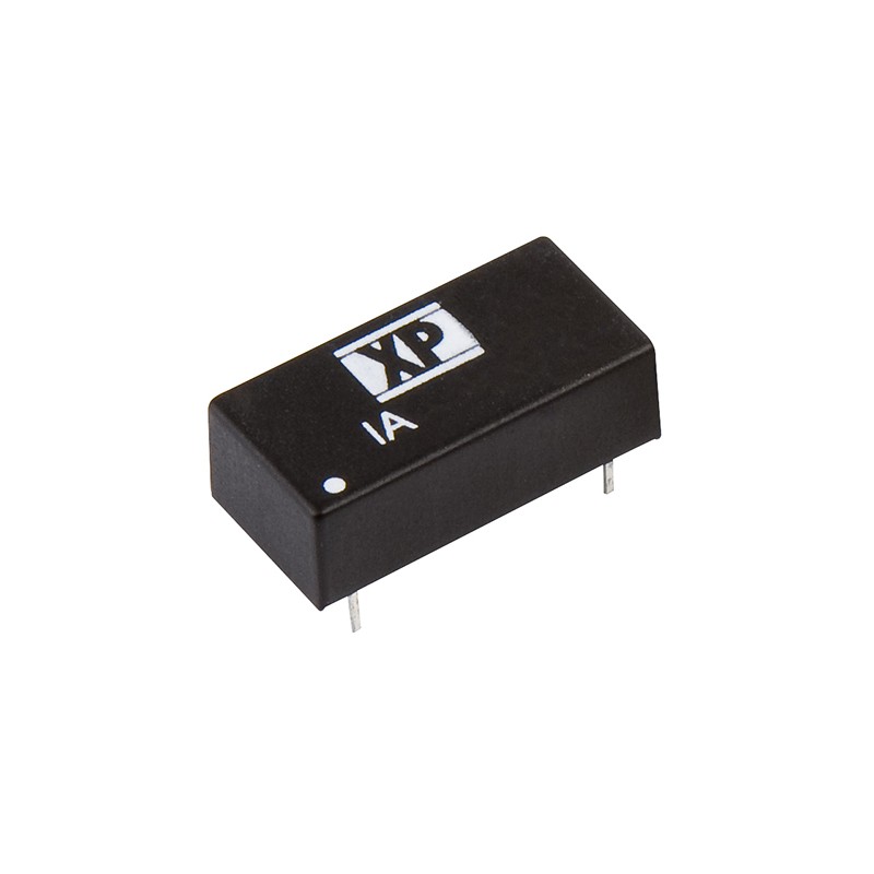 1 pcs - XP Power IA DC-DC Converter, ±12V dc/ ±42mA Output, 21.6 - 26.4 V dc Input, 1W, Through Hole, +85°C Max Temp
