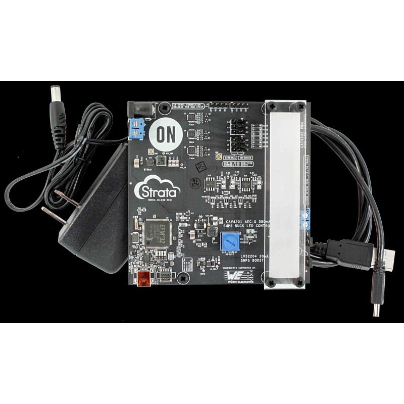 1 pcs - onsemi STR-4LED-SOL-EVAL-EVKOS, Strata Enabled LED Evaluation Board LED Controller for CAT9532HV6I-GT2, CAV4201TD-GT3,