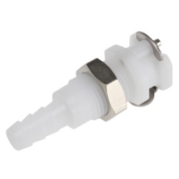 1 pcs - Colder Products Hose Connector, Straight Hose Tail Coupling 1/4in ID, 8.3 bar