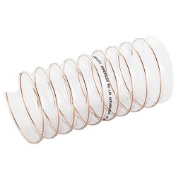 1 pcs - Contitech Clear PUR Reinforced Flexible Ducting, 5m, 30mm Bend Radius