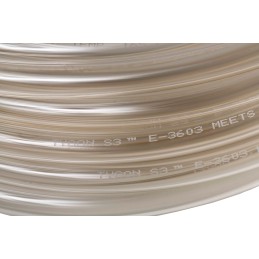 1 pcs - Saint Gobain Tygon® E-3603 Flexible Tube, Special PVC, 7mm ID, 10mm OD, Clear, 15m