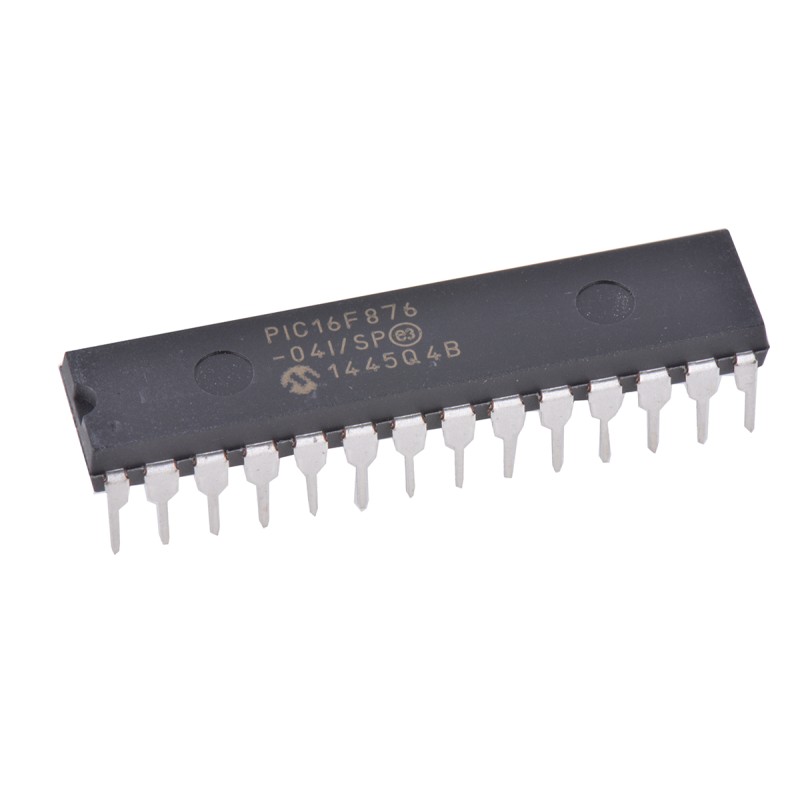 1 pcs - Microchip PIC16F876-04I/SP, 8bit PIC Microcontroller, PIC16F, 20MHz, 8k x 14 words Flash, 28-Pin PDIP