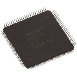 1 pcs - Microchip ATXMEGA128A1U-AU, 8bit AVR Microcontroller, AVR XMEGA, 32MHz, 128 + 8 kB Flash, 100-Pin TQFP