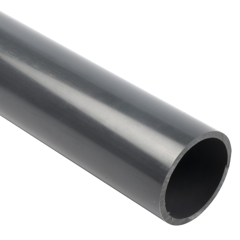 1 pcs - Georg Fischer PVC Pipe, 2m long x 114.3mm OD, 8.4mm Wall Thickness