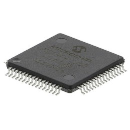1 pcs - Microchip PIC18F67J60-I/PT, 8bit PIC Microcontroller, PIC18F, 41.667MHz, 128 kB Flash, 64-Pin TQFP