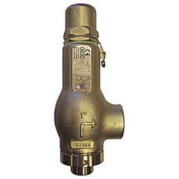 1 pcs - TOSACA 4bar Pressure Relief Valve With BSP 1/2 in BSP Connection and a BSP 3/4 Exhaust Port