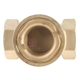 1 pcs - RS PRO Brass Sight Glass Non Return Valve, BSP 1in, 12 bar