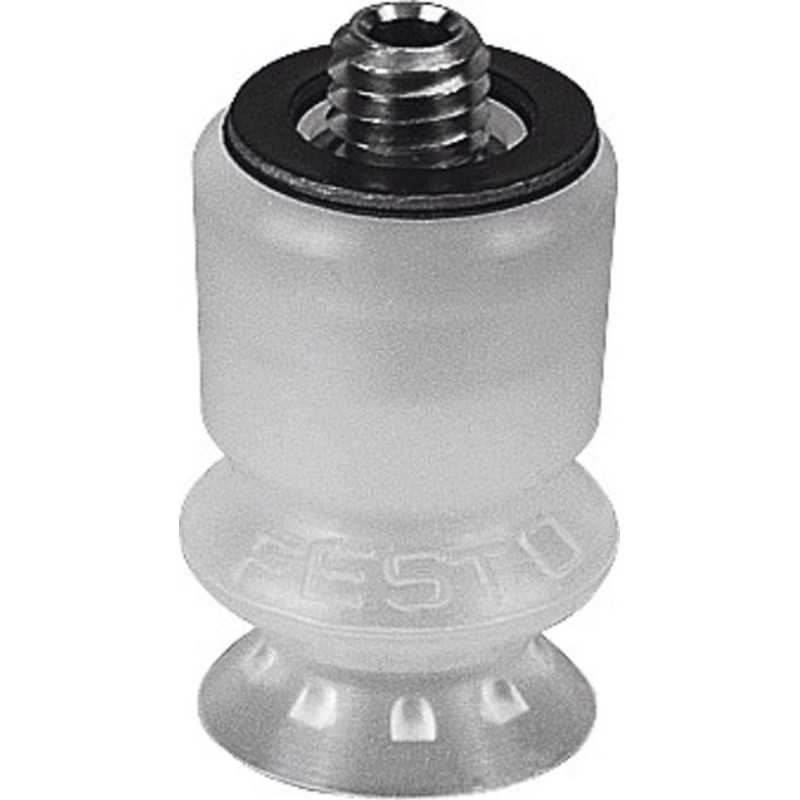 1 pcs - Festo 10mm Bellows Silicon Suction Cup ESS-10-BS, M4