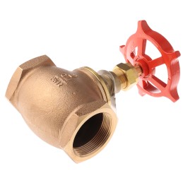 1 pcs - Pegler Yorkshire Bronze Globe Valve 110012, 2 in BSPT 32 bar