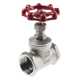 1 pcs - RS PRO Stainless Steel Globe Valve, 1-1/2 in BSP 32 bar