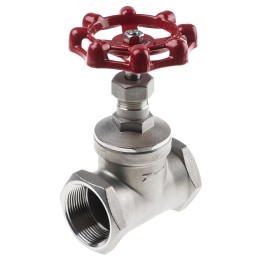 1 pcs - RS PRO Stainless Steel Globe Valve, 1-1/2 in BSP 32 bar
