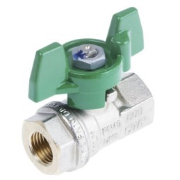 1 pcs - RS PRO Brass Full Bore, 2 Way, Ball Valve, BSPP 1/4in