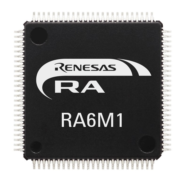 1 pcs - Renesas Electronics R7FA6M1AD3CFMAA0, 32bit ARM Cortex M4 Microcontroller, RA6M1, 120MHz, 512 kB Flash, 64-Pin LQFP