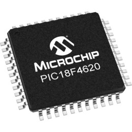 1 pcs - Microchip PIC18LF4620-I/PT, 8bit PIC Microcontroller, PIC18LF, 20MHz, 8 kB Flash, 44-Pin TQFP