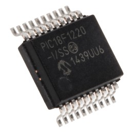 1 pcs - Microchip PIC18F1220-I/SS, 8bit PIC Microcontroller, PIC18F, 40MHz, 4 kB, 256 B Flash, 20-Pin SSOP