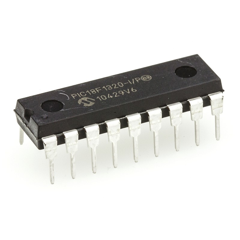 1 pcs - Microchip PIC18F1320-I/P, 8bit PIC Microcontroller, PIC18F, 40MHz, 8 kB, 256 B Flash, 18-Pin PDIP