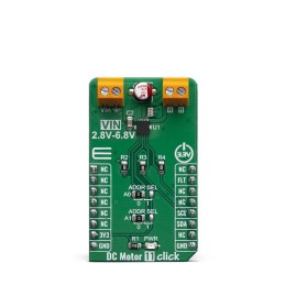 1 pcs - MikroElektronika DC Motor 11 Click Analogue, GPIO MIKROE-3649
