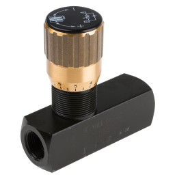 1 pcs - RS PRO Inline Mounting Hydraulic Flow Control Valve, G 3/4, 85L/min