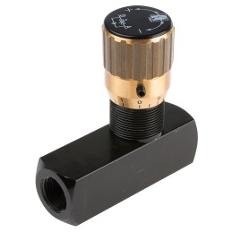 1 pcs - RS PRO Inline Mounting Hydraulic Flow Control Valve, G 3/4, 85L/min