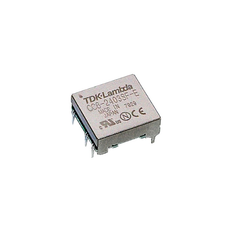 1 pcs - TDK-Lambda CC-E DC-DC Converter, 5V dc/ 1.2A Output, 4.5, 9 V dc Input, 6W, Through Hole, +85°C Max Temp -40°C Min Temp