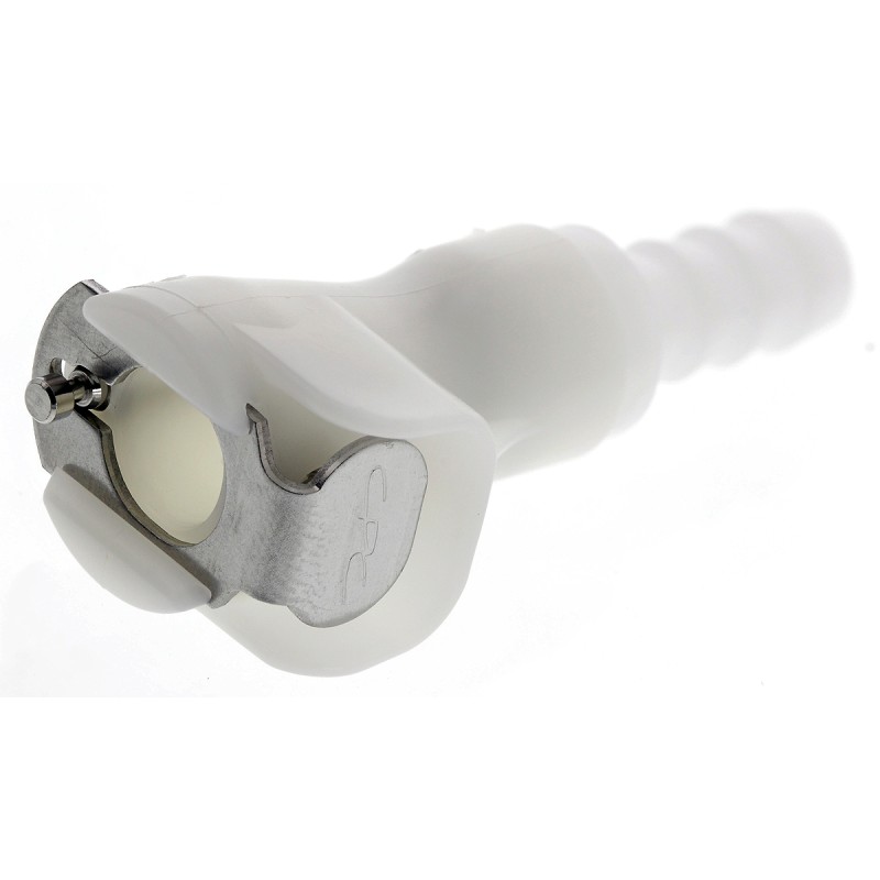 1 pcs - Colder Products Hose Connector, Straight Hose Tail Coupling 1/4in ID, 8.3 bar