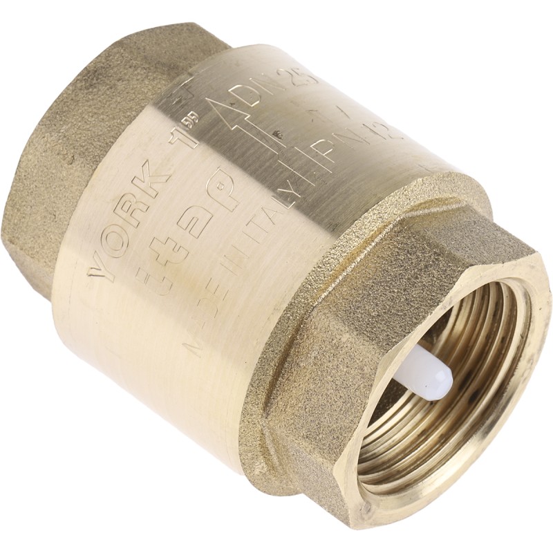 1 pcs - RS PRO Brass Single Check Valve, BSPP 1in, 12 bar