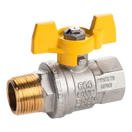 1 pcs - RS PRO Brass 2 Way, Ball Valve, BSPP 1/2in, 40 - 30bar Operating Pressure