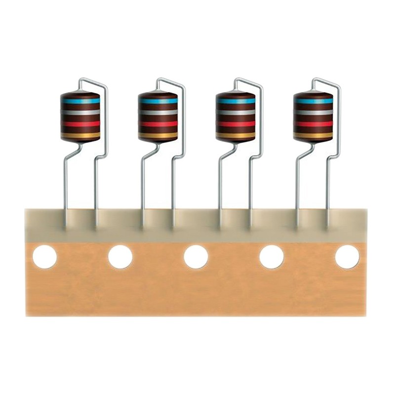 1000 pcs - EPCOS 1 mH ±5% Ferrite Leaded Inductor, Max SRF:2.2MHz, Q:60, 280mA Idc, 4.2Ω Rdc, LBC