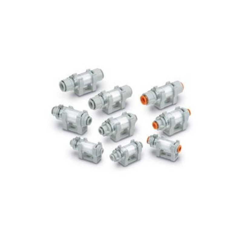 1 pcs - SMC Vacuum Filter - ZFC Series, 5μm, 6 Dia. mm Port Connection