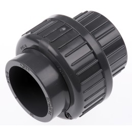 1 pcs - Georg Fischer Straight Union PVC Pipe Fitting, 32mm
