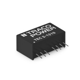 1 pcs - TRACOPOWER TEC 2 DC-DC Converter, 24V dc/ 83mA Output, 9 - 18 V dc Input, 2W, Through Hole, +95°C Max Temp -40°C