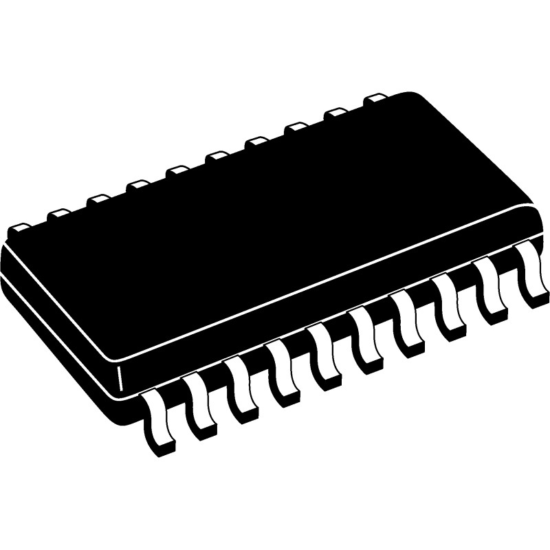 1 pcs - Analog Devices, DAC 12 bit-, 1.7Msps, ±2LSB Parallel, 20-Pin SOIC W