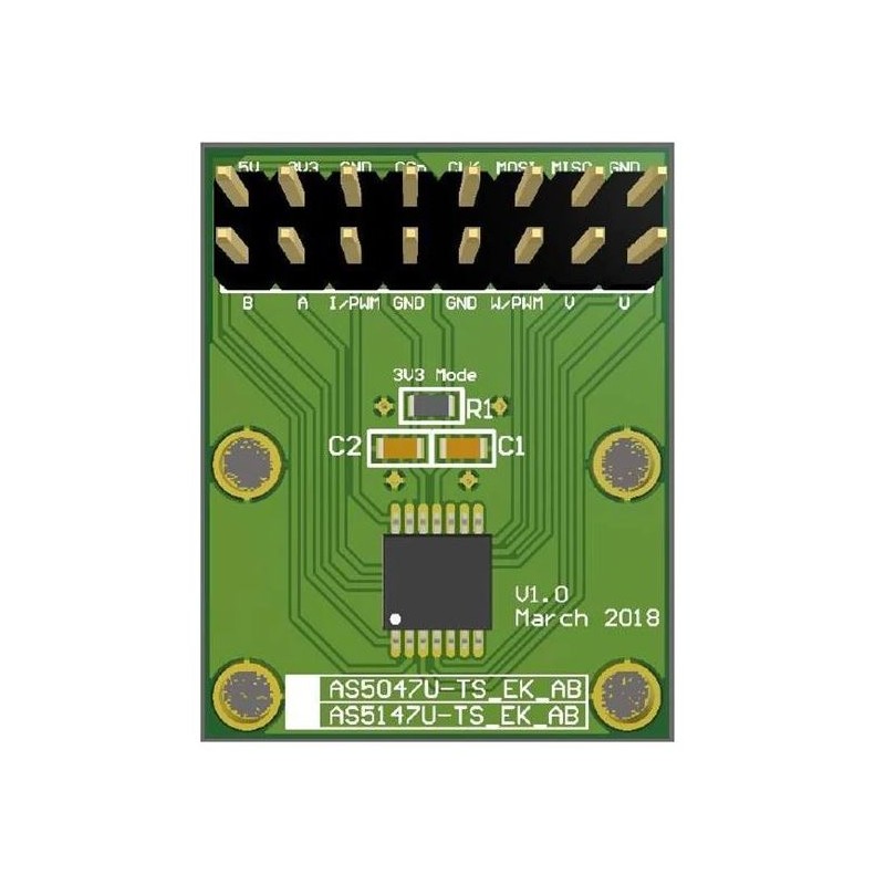 1 pcs - ams OSRAM AS5X47 Evaluation Kit for AS5X47U-TS_EK_AB AS5X47U-TS_EK_AB