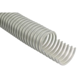 1 pcs - RS PRO Clear PUR Reinforced Flexible Ducting, 10m, (Minimum) 102mm Bend Radius