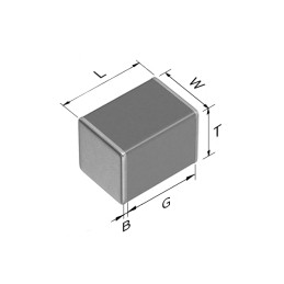 1000 pcs - TDK 100nF Multilayer Ceramic Capacitor MLCC, 50V dc V, ±5% , SMD