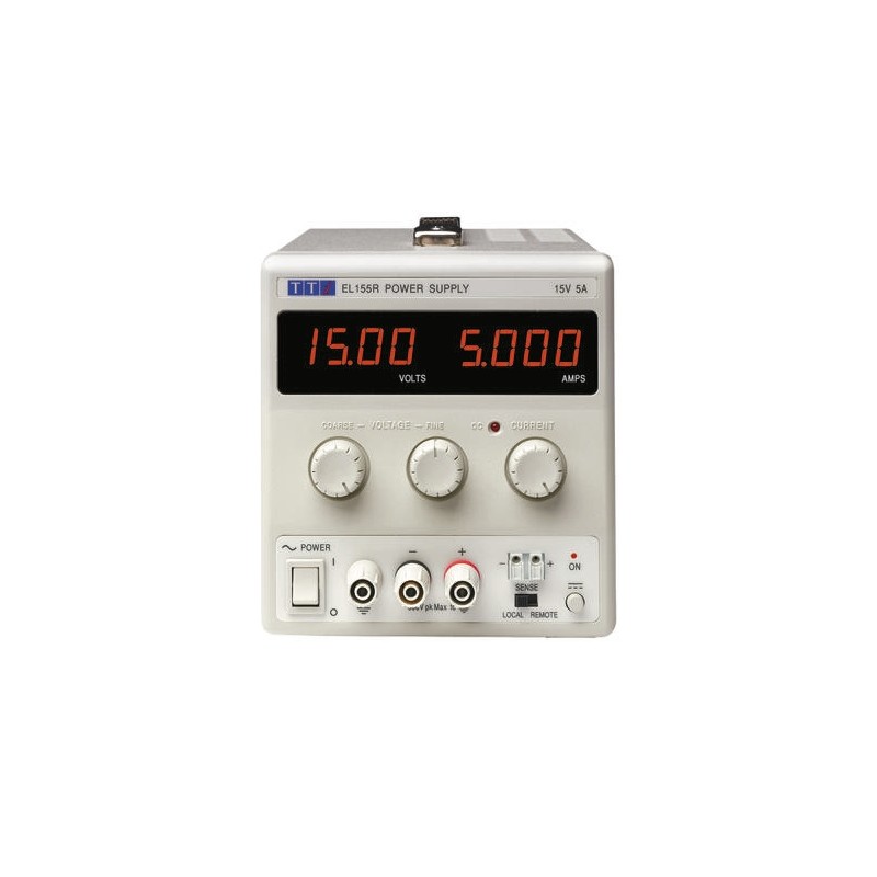 1 pcs - Aim-TTi EL-R Series Digital Bench Power Supply, 0 - 15V, 0 - 5A, 1-Output, 75W - UKAS Calibrated