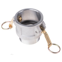 1 pcs - RS PRO Hose Connector, Straight Cam & Groove Coupling, BSP 2in 2in ID, 17 bar