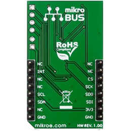 1 pcs - MikroElektronika 6DOF IMU 2 Click Inertial Measurement Unit (IMU) - 6 DoF mikroBus Click Board for BMI160