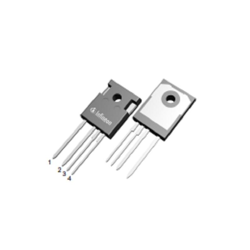 1 pcs - N-Channel MOSFET, 55 A, 1200 V, 4-Pin TO-247-4 Infineon IMZA120R040M1HXKSA1